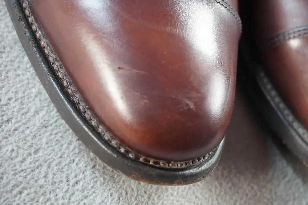Allen Edmonds Park Avenue Shoes Mens Size 12 Brown Leather Dress Oxford Cap Toe